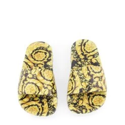 Versace Heritage Print Slide Sandals Gold -Bisgaard Store 1024x1024 724