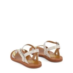 Plagette Twist Sandals Gris/Dore -Bisgaard Store 1024x1024 773