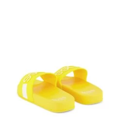 Boss Logo Slide Sandals Yellow -Bisgaard Store 1024x1024 842