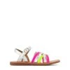 Plagette Lux Sandals Argent/Fluo -Bisgaard Store 1024x1024 849