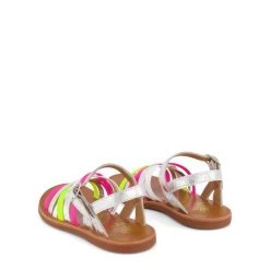Plagette Lux Sandals Argent/Fluo 9 Plagette Lux Sandals Argent/Fluo -Bisgaard Store 1024x1024 852