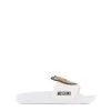 Bear Logo Slide Sandals White -Bisgaard Store 1024x1024 853