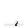 Boss Logo Slide Sandals White -Bisgaard Store 1024x1024 861