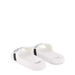 Boss Logo Slide Sandals White -Bisgaard Store 1024x1024 863