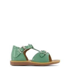 Poppy Buckle Sandals Jade