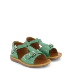 Poppy Buckle Sandals Jade -Bisgaard Store 1024x1024 876
