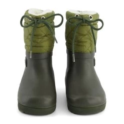 Aigle Woody Warm Branded Lined Rain Boots Khaki -Bisgaard Store 1024x1024 939