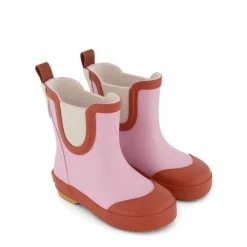 Wells Color-blocked Rain Boots Woody Rose/Rust -Bisgaard Store 1024x1024 980